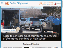 Tablet Screenshot of cedarcityutah.com